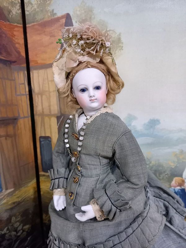 Rare Poupee by Brasseur - Videlier in all original condition / 1865th.