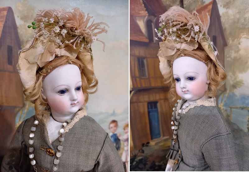 Rare Poupee by Brasseur - Videlier in all original condition / 1865th.