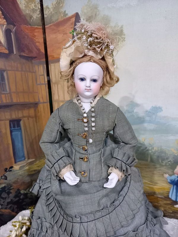 Rare Poupee by Brasseur - Videlier in all original condition / 1865th.