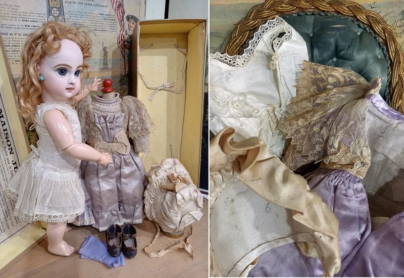 Rare French Bebe by Maison Jumeau in original Factory Condition