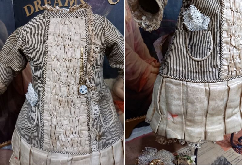 Rare original complete antique French Bebe Costume in Presentstion