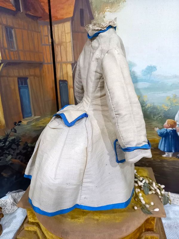 Wonderful antique Bustel Dress attribute by Maison Jumeau
