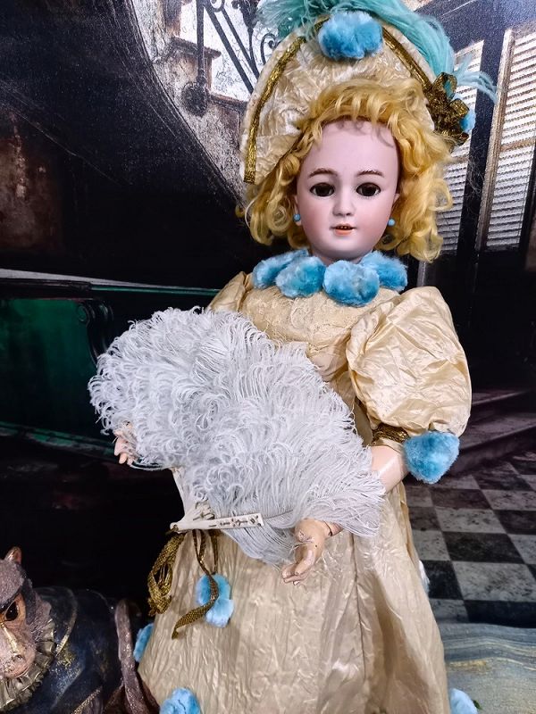 Pretty Bisque &quot;Pierrette&quot; Lady for France with Jumeau Adult Style Body