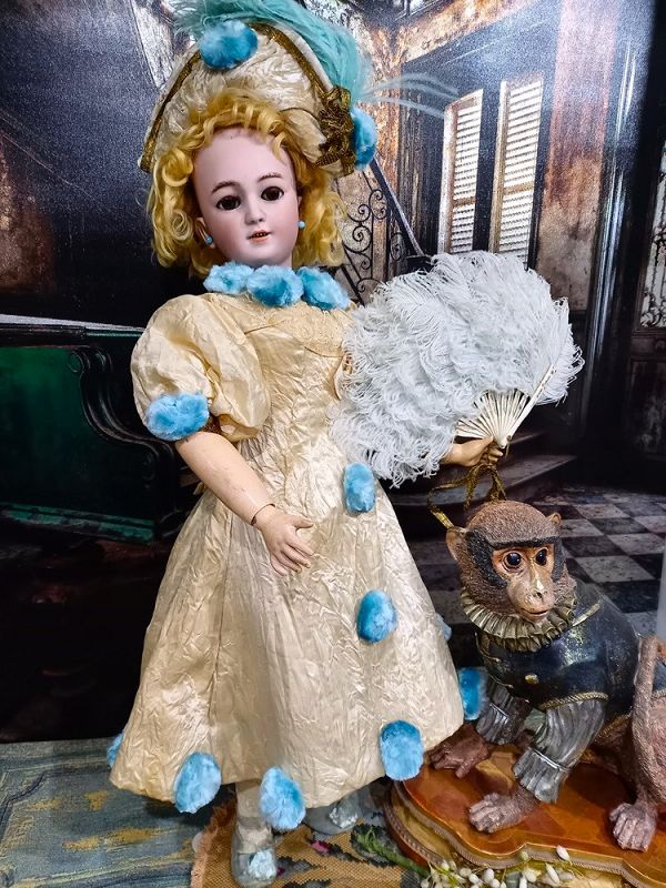 Pretty Bisque &quot;Pierrette&quot; Lady for France with Jumeau Adult Style Body