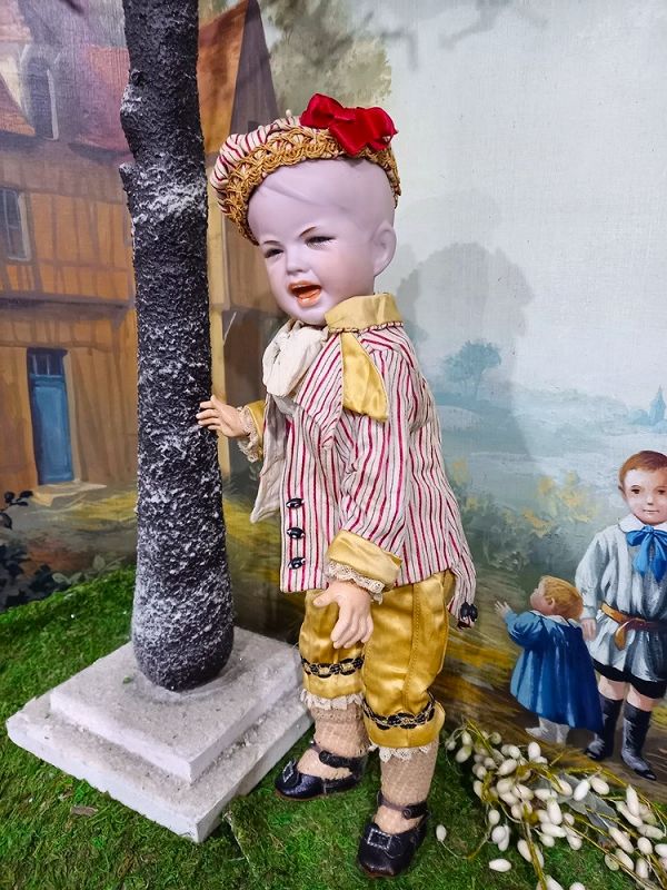 Outstanding Rare Crying French Bisque Character Boy ~ 233 ~ by SFBJ