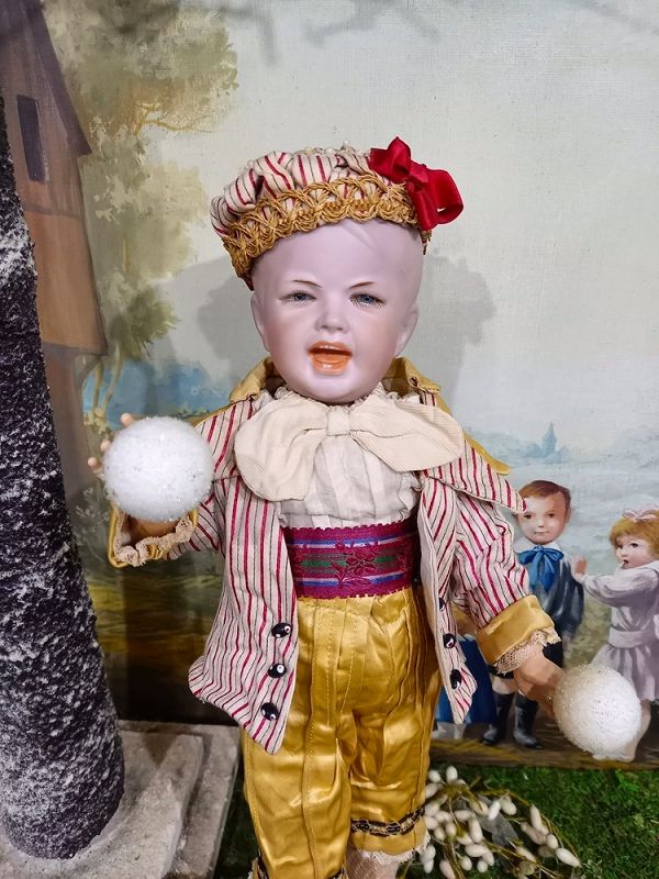 Outstanding Rare Crying French Bisque Character Boy ~ 233 ~ by SFBJ