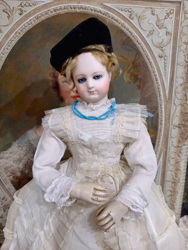Pristine rare French Poupee by &quot; Anquelle &quot; / 1865th.