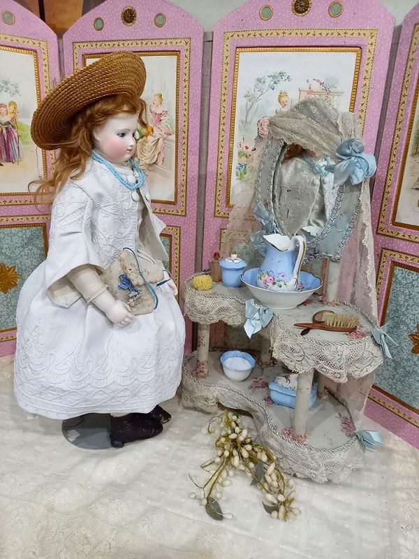 Super Huret era French Poupee by Blampoix from Paris Doll-Shop