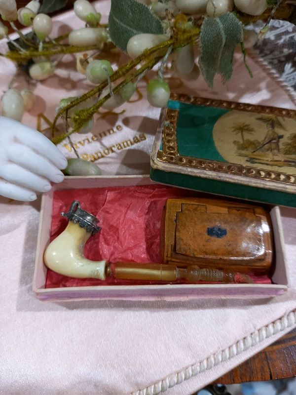 Rare 1865th. Gentleman Poupee Accessorie in original Box