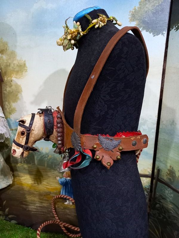 Rare 19th. century Hobby Horse &quot; Courrier &quot;