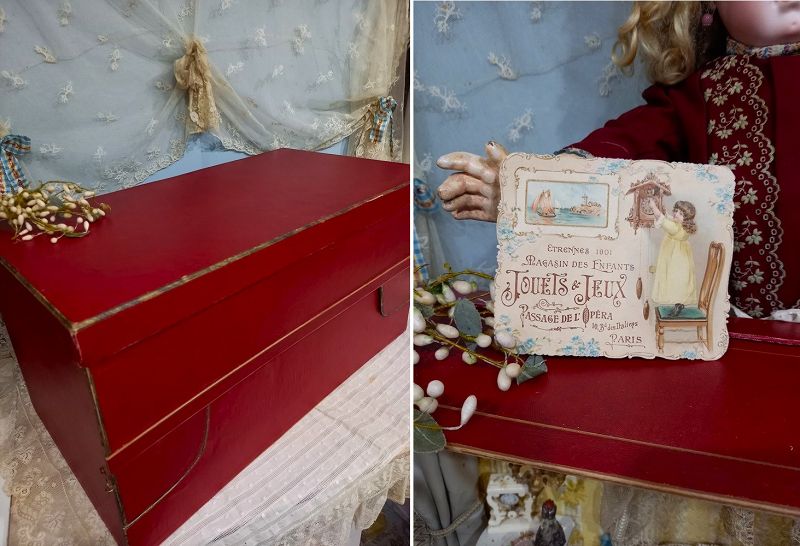 Superb &quot; Chambre a Coucher&quot; French miniature Presentation Room Box