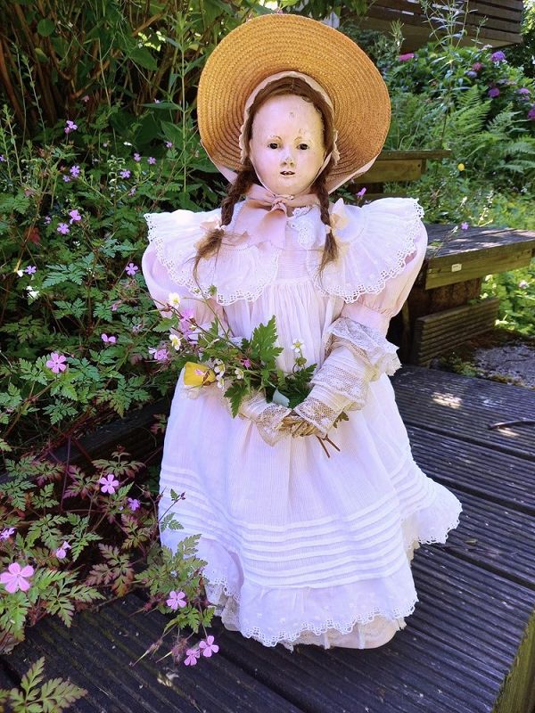 &quot; Emma &quot; a Cute Childlike French Papermache Girl /1840th.