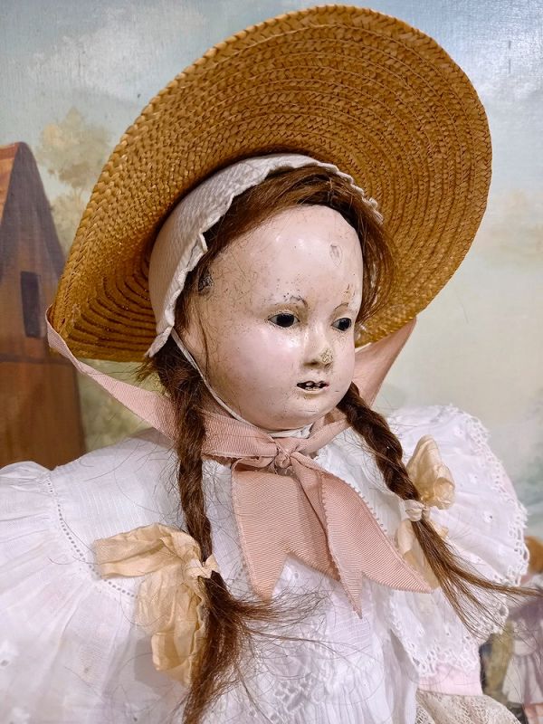 &quot; Emma &quot; a Cute Childlike French Papermache Girl /1840th.