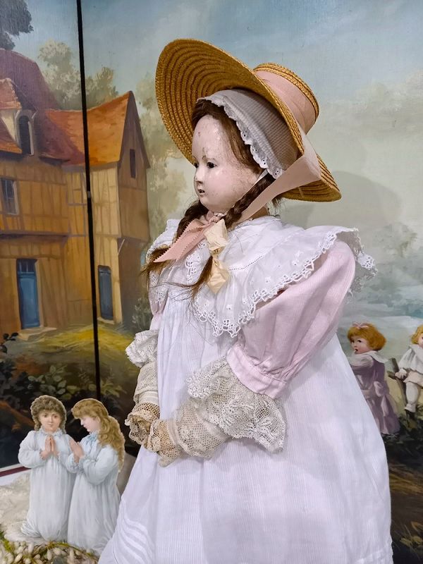 &quot; Emma &quot; a Cute Childlike French Papermache Girl /1840th.