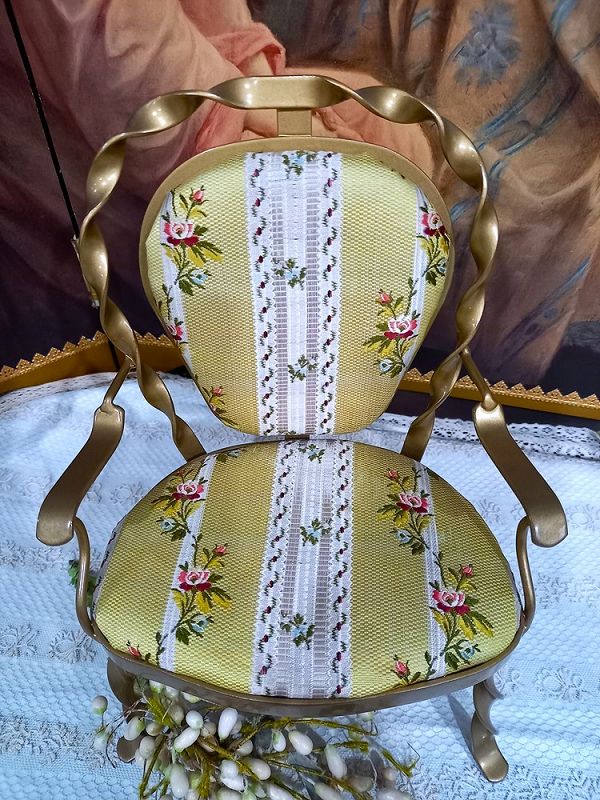 Nice vintage ~ Reproduction ~ Maison Huret Poupee Salon Chair