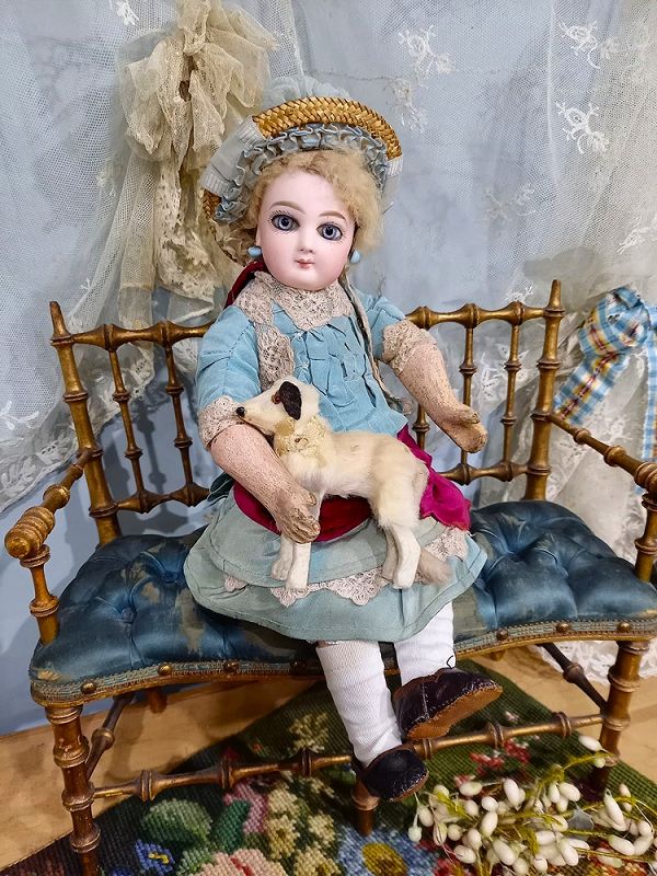 Rare Premier bisque Bebe " Incassable " by Maison Jumeau / 1878th.