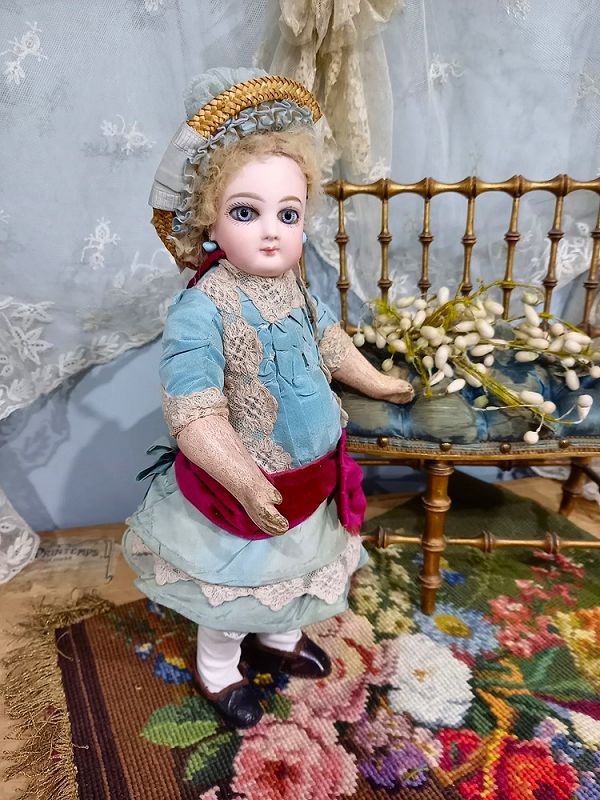 Rare Premier bisque Bebe &quot; Incassable &quot; by Maison Jumeau / 1878th.