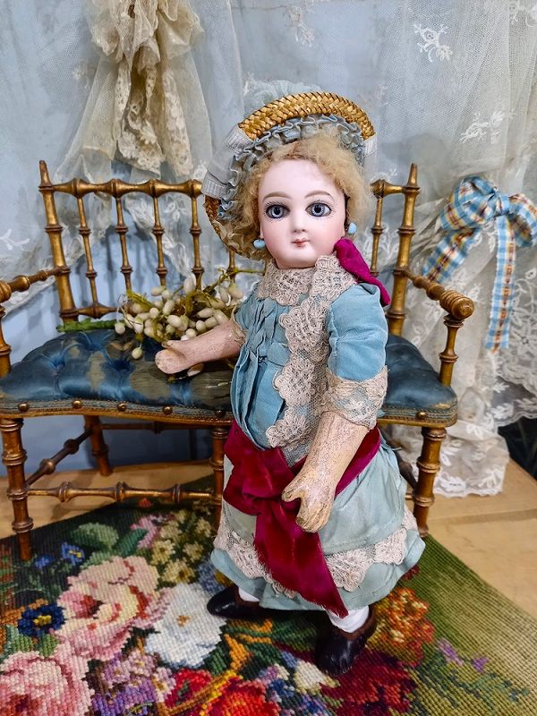 Rare Premier bisque Bebe &quot; Incassable &quot; by Maison Jumeau / 1878th.