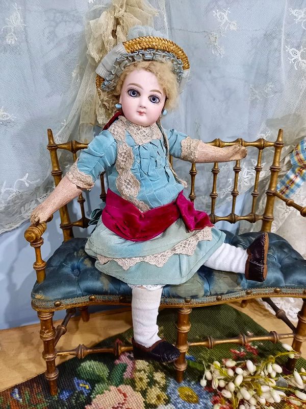 Rare Premier bisque Bebe &quot; Incassable &quot; by Maison Jumeau / 1878th.