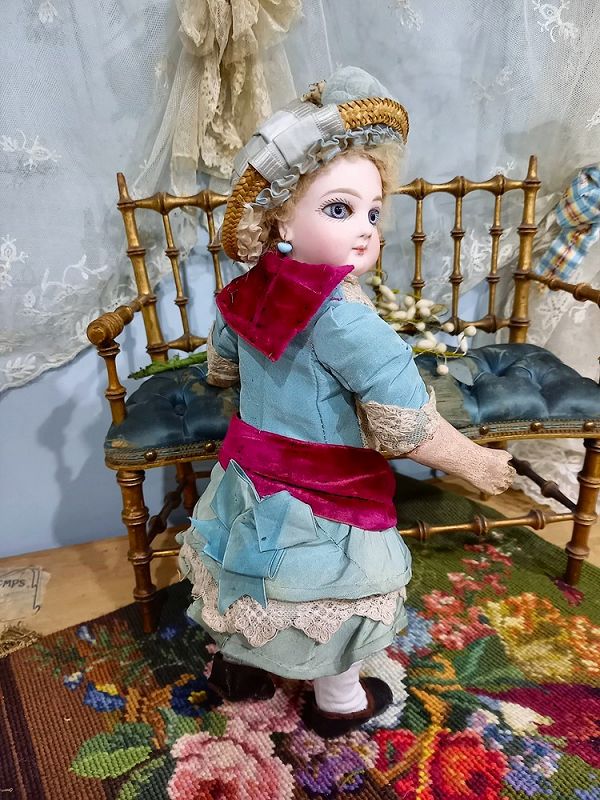 Rare Premier bisque Bebe &quot; Incassable &quot; by Maison Jumeau / 1878th.