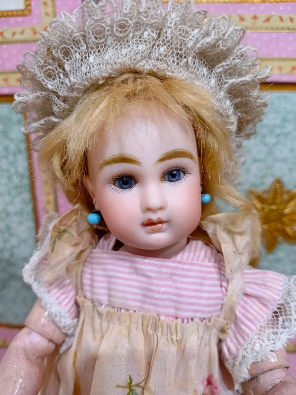 Rare 8,5&quot; tiny French Bisque Bebe by Steiner