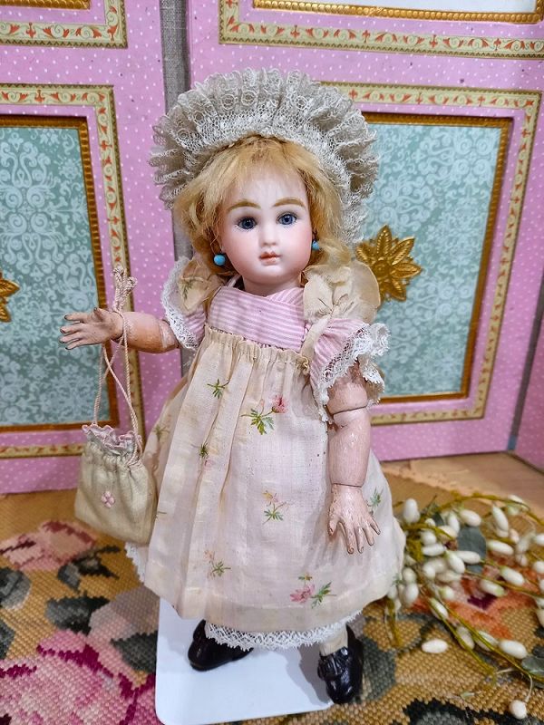 Rare 8,5&quot; tiny French Bisque Bebe by Steiner