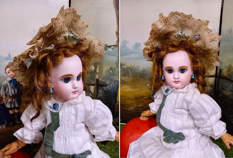 Rare Mademoiselle Mascotte by May Freres circa 1888th.