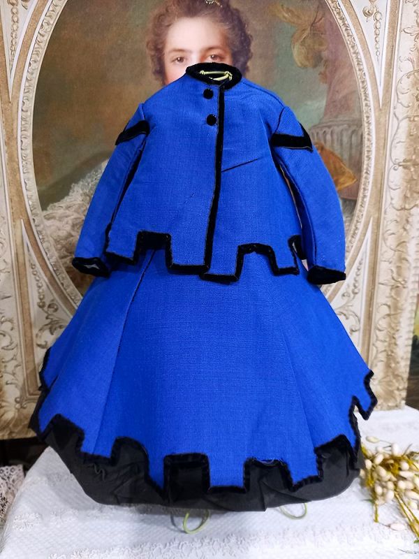 Huret era Superb French Poupee three piece Costume