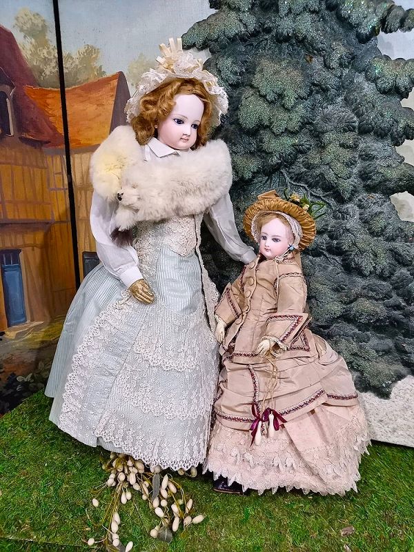 Lovely French bisque Teen Fashion Doll / France circa 1875