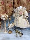 Pretty French Bebe Coat with matching Bonnet and Muff