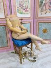 Rare Deluxe French all Wooden Poupee Body by Maison Bru