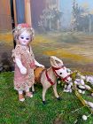 Cute Miniature Donkey for Mignonette display / circa 1890