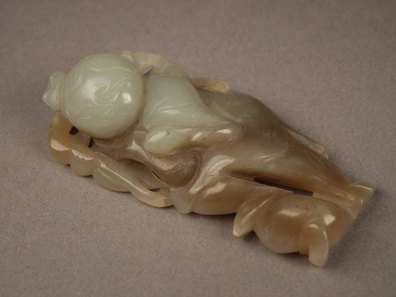 Small Chinese jade figure of boy