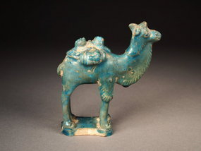 Chinese miniature earthenware camel