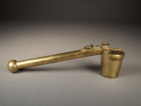 Japanese brass yatate pen case