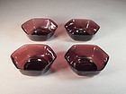 Chinese Beijing glass bowls (set of 4)