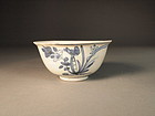 Chinese porcelain blue / white bowl