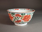 Chinese enameled porcelain bowl