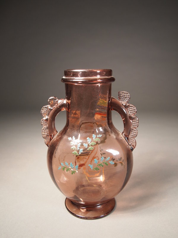 Victorian glass vase, probably English