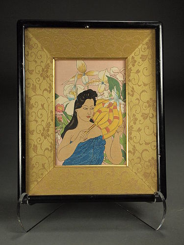 Original woodblock print by Paul Jacoulet