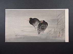 Original woodblock print by Ohara Koson (1877-1945)