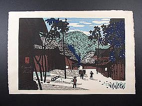 Original woodblock print by Kiyoshi Saito (1907-1997)