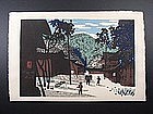 Original woodblock print by Kiyoshi Saito (1907-1997)