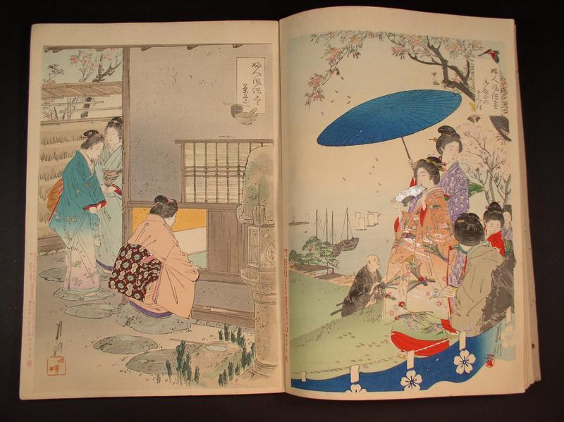 Fujin Fuzoku Zukushi, by Ogata Gekko (1859-1920)