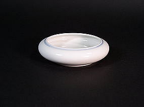 Chinese white porcelain brush washer