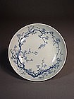 Japanese Nabeshima blue / white porcelain dish