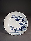 Japanese blue / white Nabeshima porcelain dish