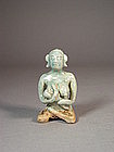 Thai celadon glazed stoneware figurine