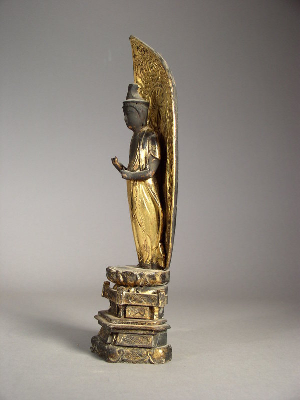 Japanese standing Buddha figure