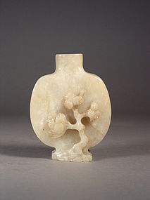 Chinese carved hardstone vase